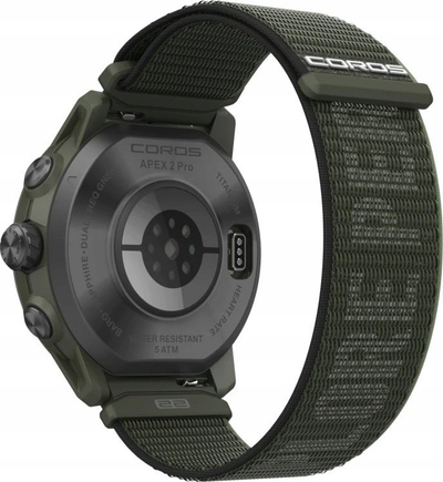 Orë sportive Coros Apex 2 Pro, GPS, multisport, jeshile me të zezë