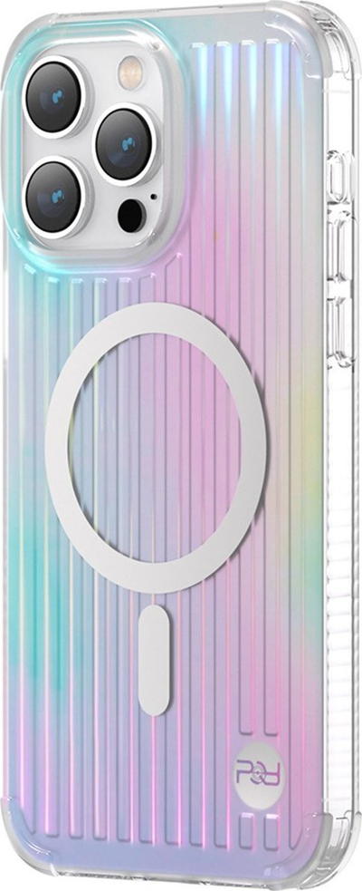 Mbrojtëse magnetike Kingxbar PQY Go Out, për iPhone 14 Plus, MagSafe, ngjyrë laser