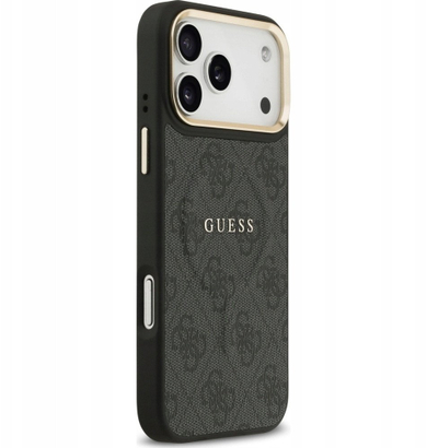 Mbulesë telefoni Guess Hardcase 4G Classic MagSafe për iPhone 17 Pro Max, e zezë