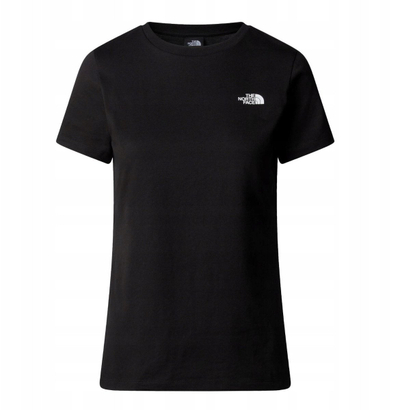Bluzë The North Face Simple Dome W NF0A87NHJK31, pambuk poliester, për gra, e zezë