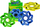 Set frisbi Adar, 12 copë, 26 cm, shumëngjyrësh