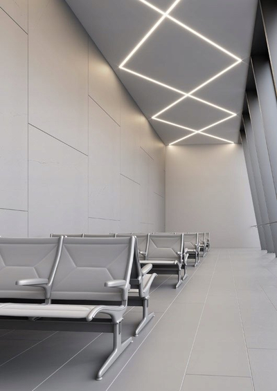 Profil LED Kluś Lipod, alumini i anodizuar, 2m, argjendtë