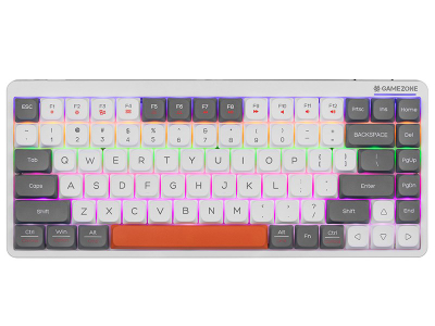 Tastierë mekanike Gaming Tracer FINA 84, USB, RGB, e bardhë