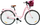 Biçikletë Dutch Goose City Bike Butterfly 26 '', 3 shpejtësi, me kosh metalik, rozë