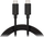 Кабел за полнење Veho USB-C во USB-C, 1 m, 60W, црн