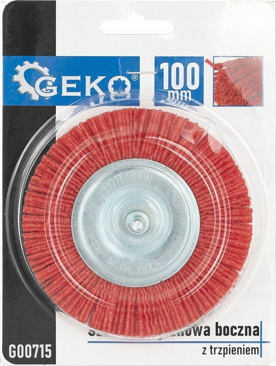 Set furçash rrethore najloni për stërvitje, abrasive, e kuqe