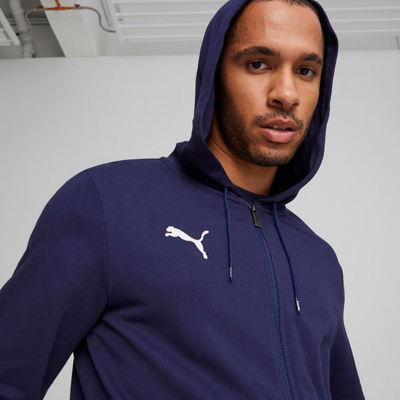 Bluzë me kapuç Puma Team Goal Casuals Hooded M 658595 06, pambuk, për meshkuj, gri