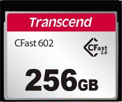 Kartë memorie Transcend CFast 602, 256GB, CFast 2.0, gri