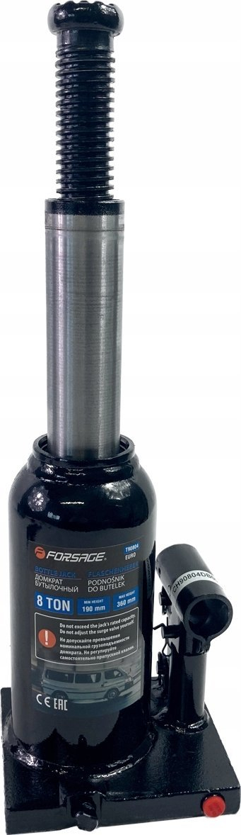 Krik hidraulik Forsage, 8T, lartësi ngritjeje 190-360mm