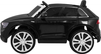 Makine elektrike për kalamoj Audi Q8, me telekomandë, rrota EVA, e zezë