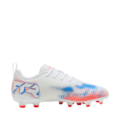 Фудбалски копачки Puma Future 8 Play FG AG Jr, синтетички, за деца, бели