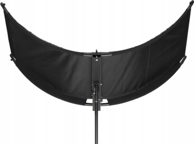 Reflektor i lakuar GlareOne Arc, 60 x 120 cm, set 4 në 1, i argjendtë