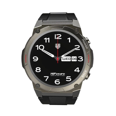 Ora inteligjente HiFuture FutureGo Mix2, ekran 1.43", Bluetooth 5.3, e zezë