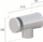 Lok kthyes koncentrik Ricom ELBOW PP AL 87ST, DN60 100x80 125, me inspektim, i kuq
