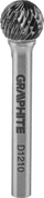 Frezë metalike Graphite HM Type D, 12 x 10 mm, bisht 6 x 45 mm