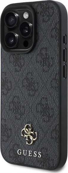Mbulesë telefoni Guess GUHMP16LP4SM4MK, për iPhone 16 Pro 6.3", hardcase, e zezë