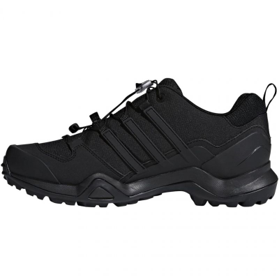 Këpucë hiking Adidas Terrex Swift R2, të lehta, taban me kapje, ngjyrë e zezë