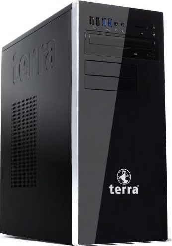 Kompjuter desktop Terra PC Home 6000, me plot porta USB, kasë, i zi
