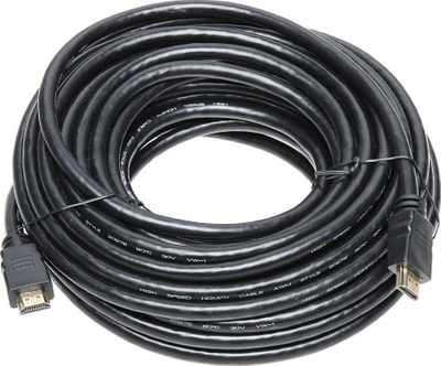 Kabllo HDMI në HDMI V2.0, 15m, 24 AWG, e zezë