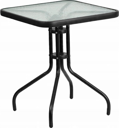 Багажник LEOBERT Square Island, 60cm, стакло, метална рамка, црна