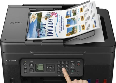 Printer multifunksion Canon PIXMA G4470, inkjet me ngjyra, CISS, A4, i zi