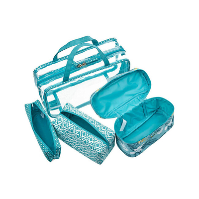 Set çanta kozmetike 999009564, 5 copë, të kaltra