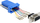 Përshtatës SUB-9 - RJ45 Delock, i kaltër