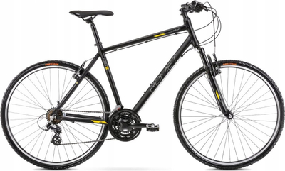 Biçikletë cross Romet Orkan M, 28", kornizë 21", grafit me të kuqe
