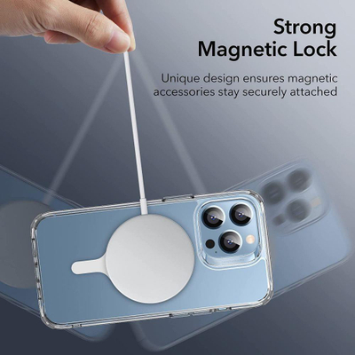 Unazë magnetike telefoni ESR HaloLock MagSafe, universale, set 2 copë, e bardhë