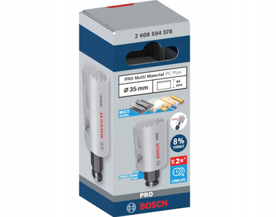 Gërrmësharrë rrethore Bosch Pro Power Change Plus Multi Material, 35mm