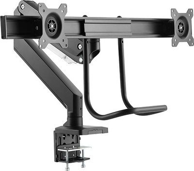 Mbajtëse tavoline për 2 monitorë Icy Box IB-MS702B-T, 32\", VESA 75/100