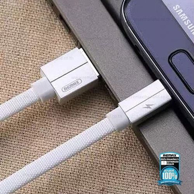Kabllo USB në microUSB Remax Kerolla, 1 m, 2.4A, e bardhë