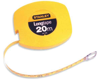 Metër Stanley, 9.5 mm x 20 m, e verdhë