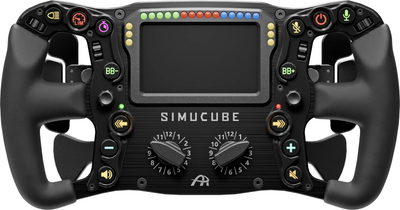 Timon gare për PC Ascher Racing AR X Simucube ULTIMATE, 300mm, ekran 4\", i zi