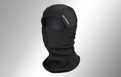 Maskë balaklava Rockbros Cycling, për disa përdorime, material që merr frymë, e zezë