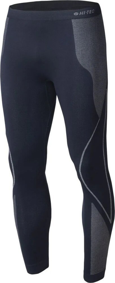 Leggins termoaktivë për meshkuj Hi-Tec Buraz Bottom M, najlon poliester elastan, të zinj