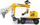 Gëmues lodër Lena Worxx Liebherr, 48 cm, shumëngjyrësh