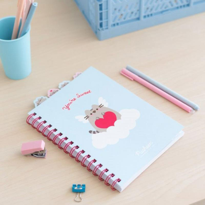 Fletore projekti Pusheen Purrfect Love Collection, A5, fletë me vija, shumëngjyrëshe