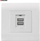 Prizë murale Intellinet me 2 porta USB A, 5V 2.1A, pllakë 80x80mm, e bardhë