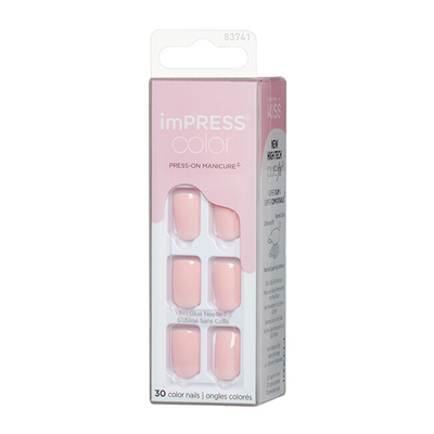 Thonj artificialë KISS imPRESS Color Pick Me Pink, 30 copë