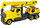 Lodër kamion vinç Leantoys Truck DIY, me tornavidë, për montim, i verdhë