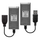 Zgjatues USB Lindy 42702, mbi fibër optike, deri 200m, i zi