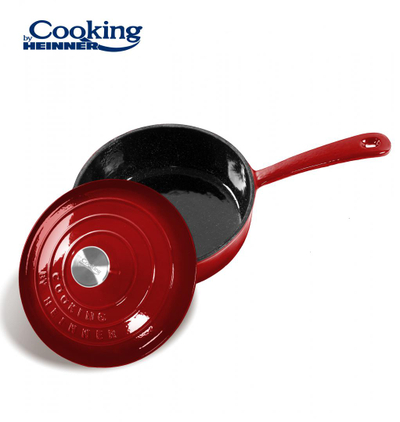 Tigan i thellë gize Heinner Red Line, 24 cm, 2.5 L, i kuq