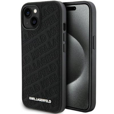 Kapak telefoni Karl Lagerfeld KLHCP15SPQKPMK, iPhone 15 6.1", hardcase, i zi