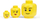 Kuti ruajtje LEGO Head - silly (S)
