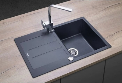 Lavaman kuzhine granit Concept DG10C45dg, legen i thellë, me pikatore, gri e errët