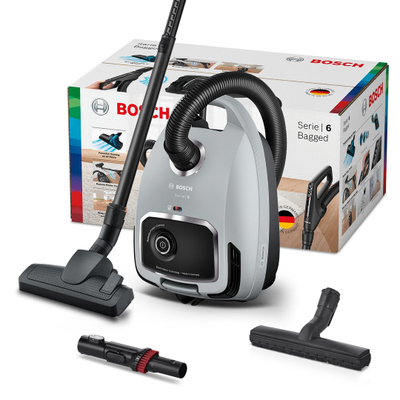 Fshesë me korent Bosch BGB6X330, 600W, filtër HEPA, blu