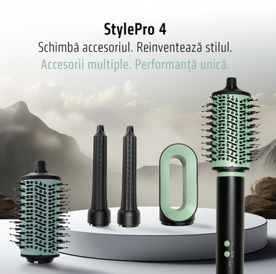 Furçë rrotulluese flokësh Heinner HAS-R15BLDC-BK4, motor BLDC, funksion ionizimi, e zezë
