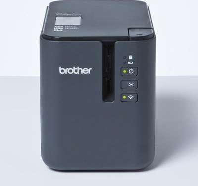 Printer etiketash Brother PT-P900WC, Wi‑Fi, 60 mm/s, gri