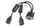 Kabllo USB Honeywell VM3052CABLE, D15 në 2x USB Type A, 25cm, e zezë
